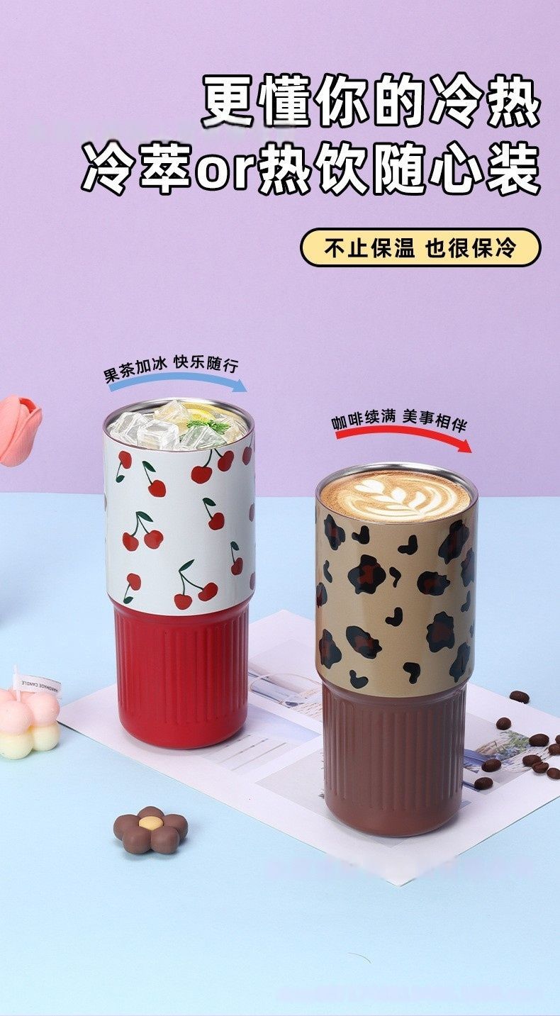 Tumbler Minum Uk 750 ml Tahan Panas SUS 316- Lucu dan Aesthetic - Gambar 10