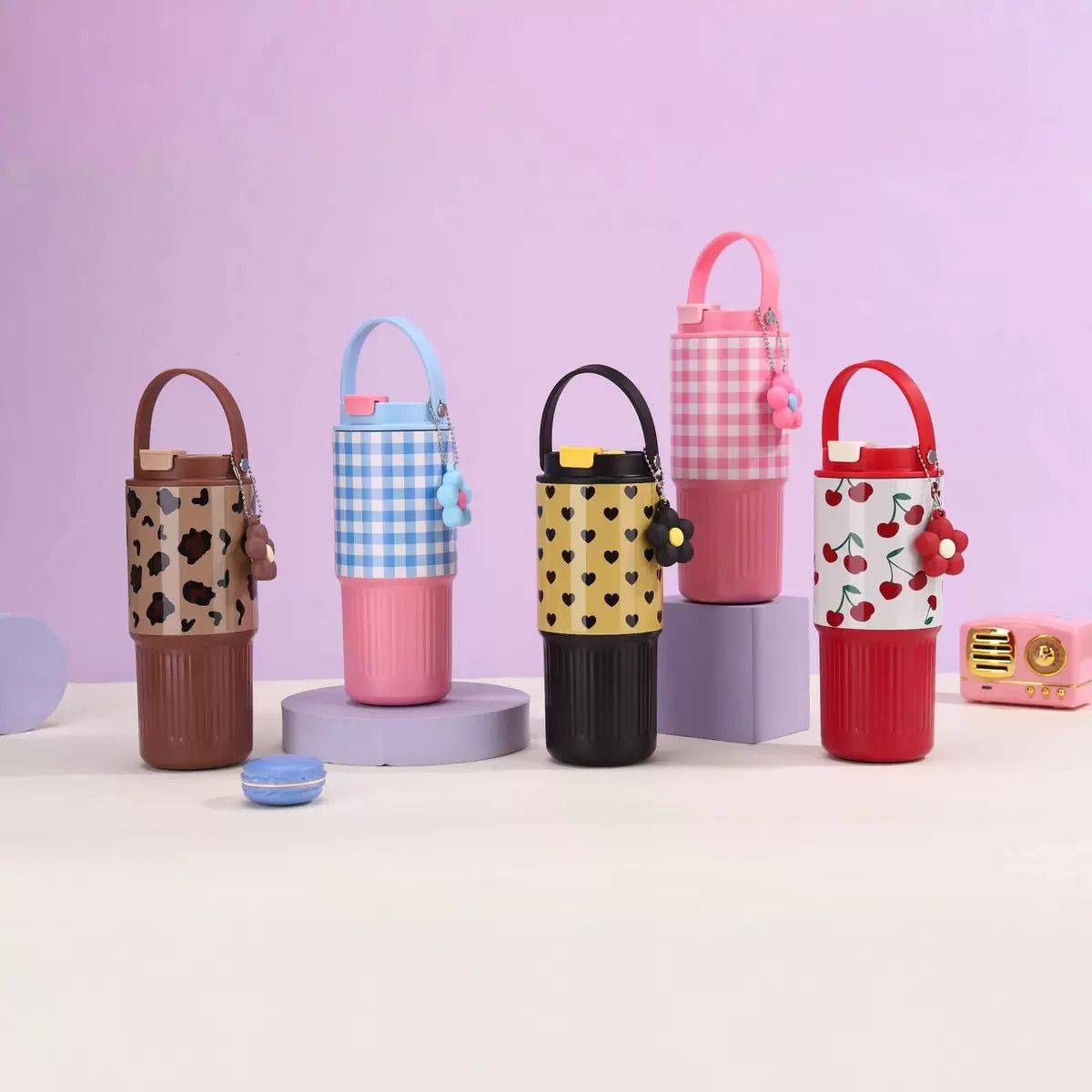 Tumbler Minum Uk 750 ml Tahan Panas SUS 316- Lucu dan Aesthetic