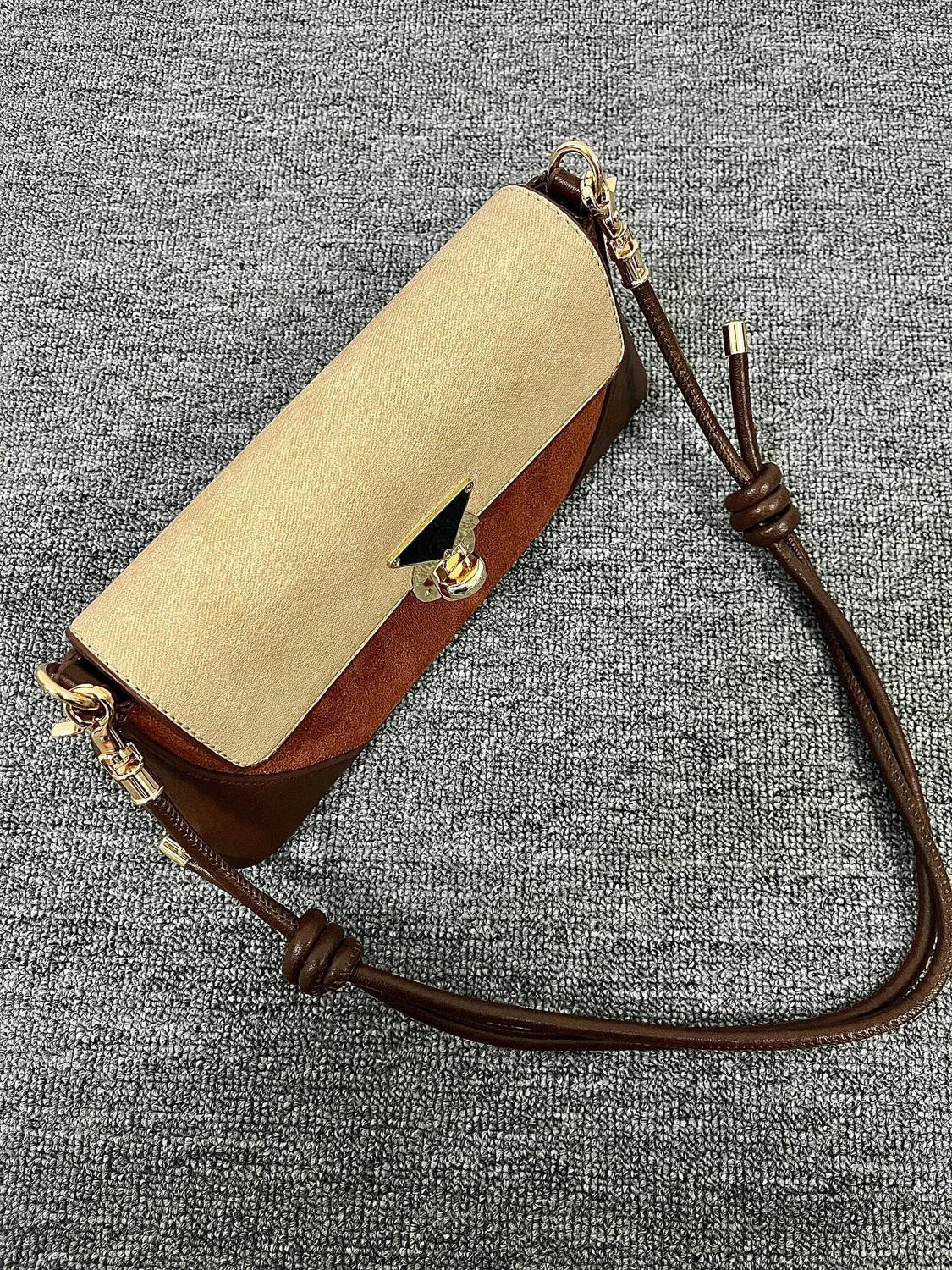 Tas Retro Leiden Baguette - Shoulder Bag bergaya vintage - Gambar 19