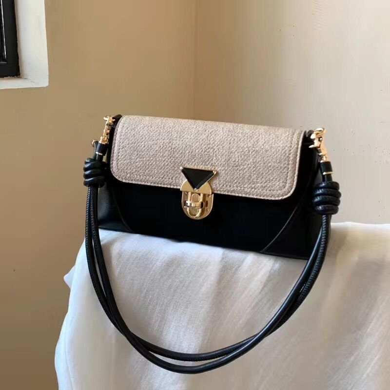 Tas Retro Leiden Baguette - Shoulder Bag bergaya vintage - Gambar 11